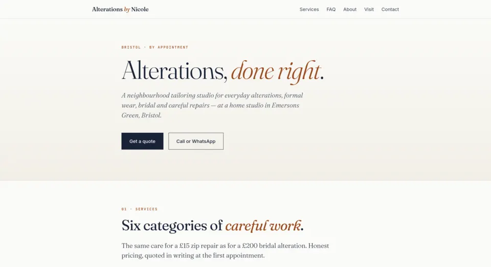 Alterations by Nicole project preview